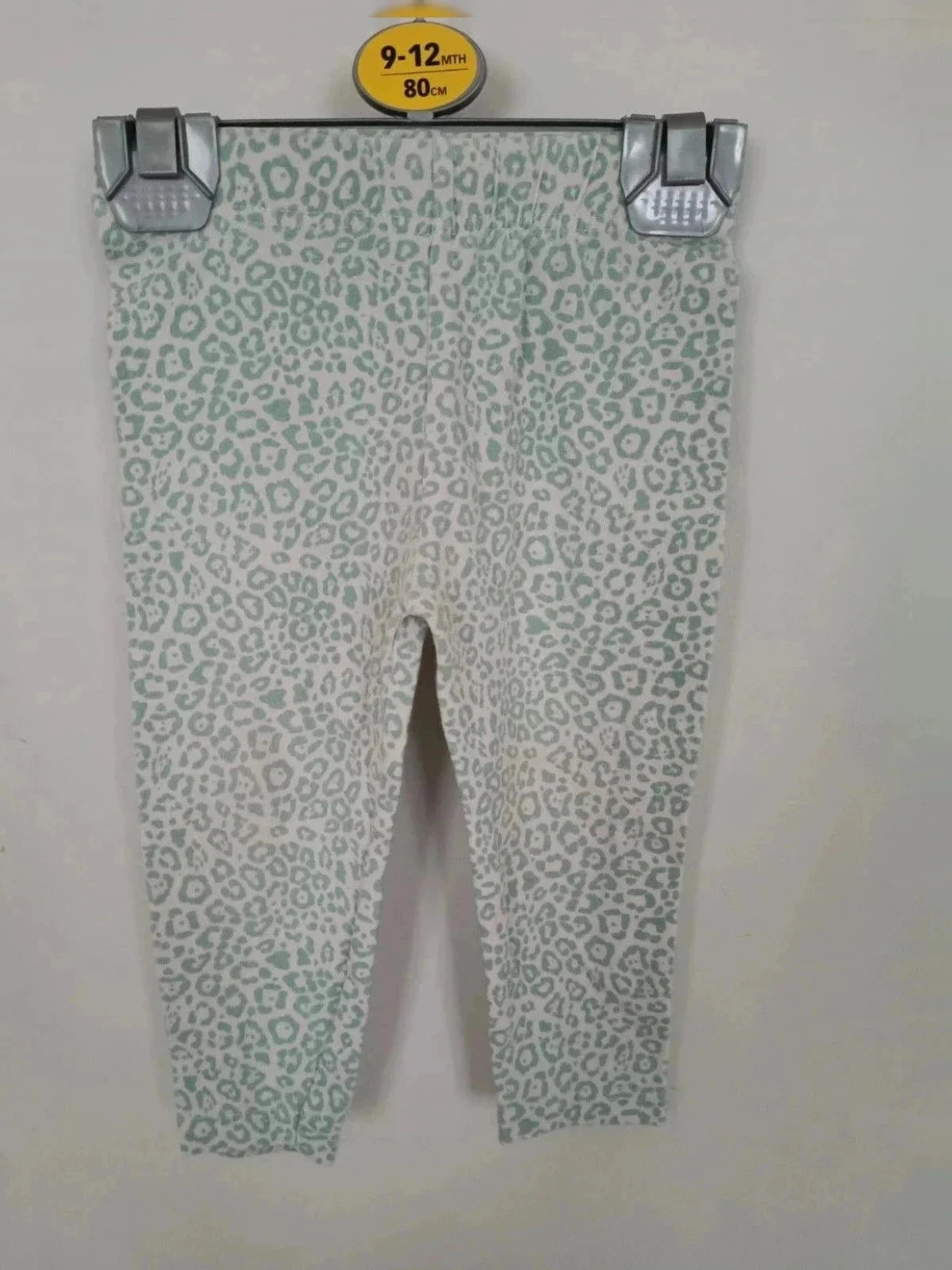 Legging menthe et beige Zeeman 12 mois